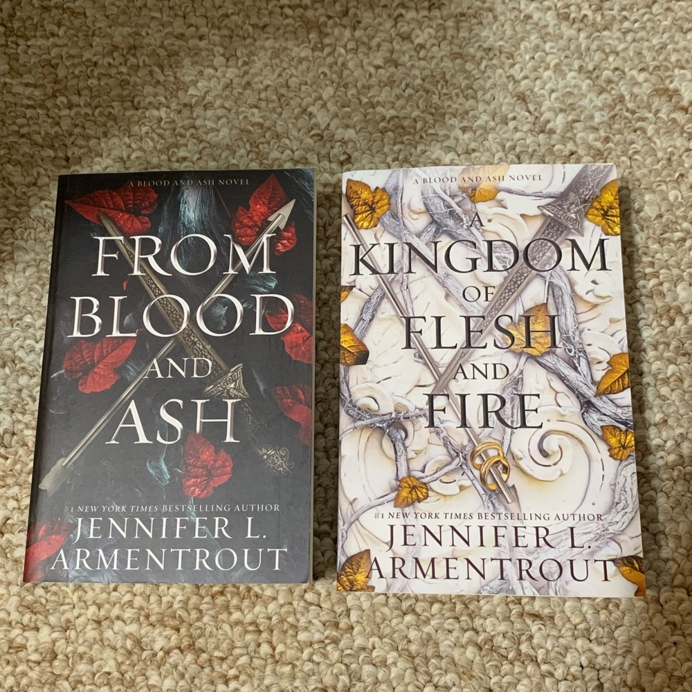 BRAND NEW from blood and ash books 1 & 2